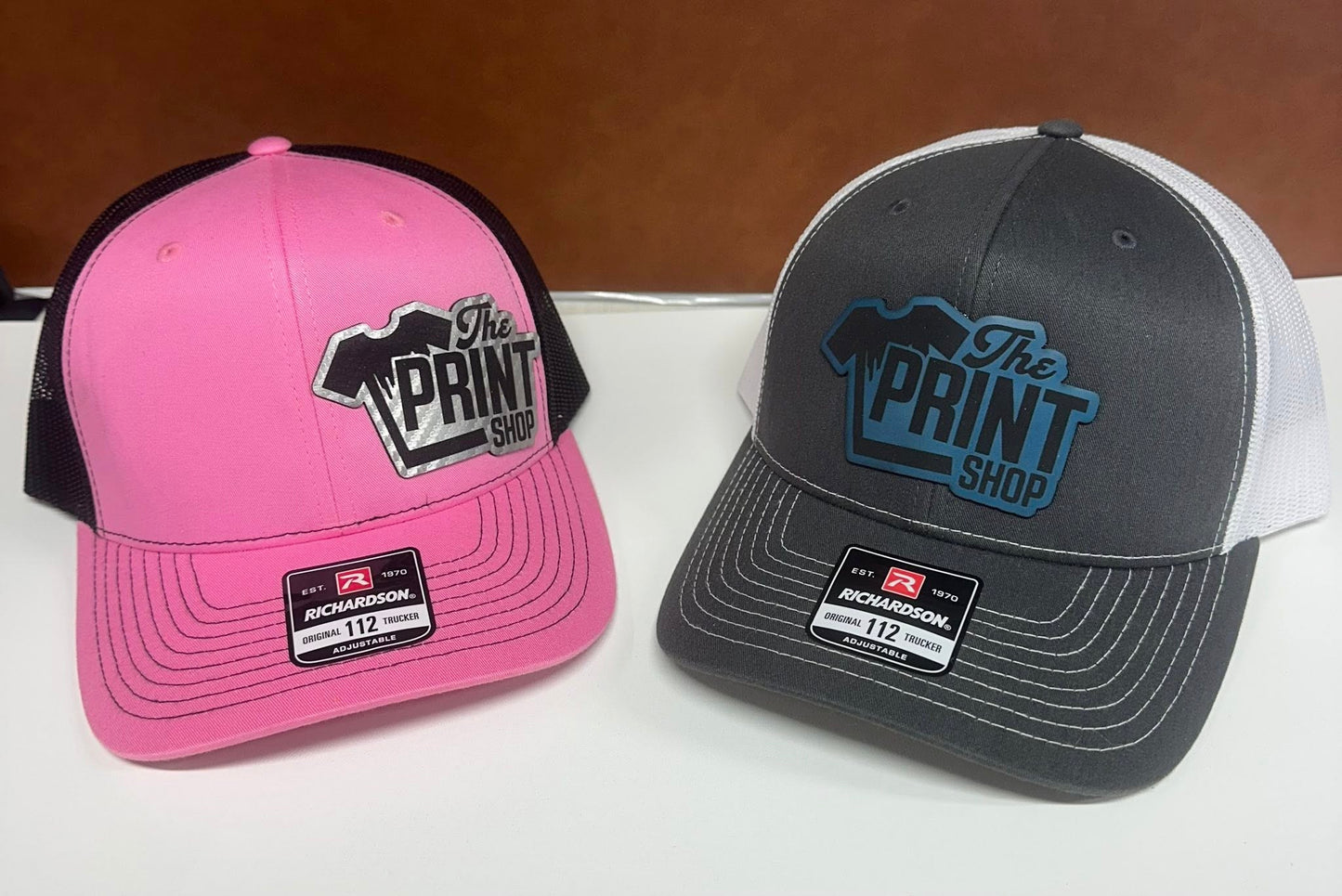 12 Leatherette Patch Hat Package