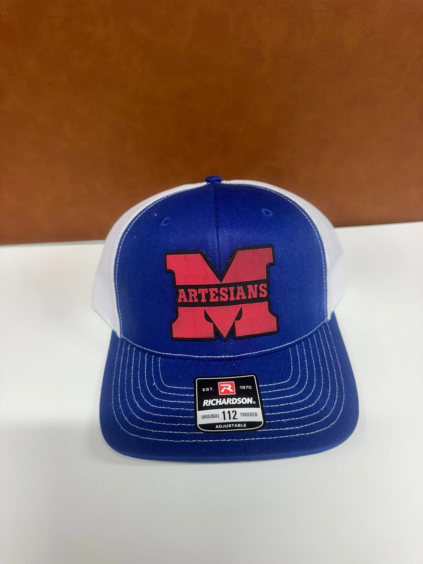 12 Leatherette Patch Hat Package