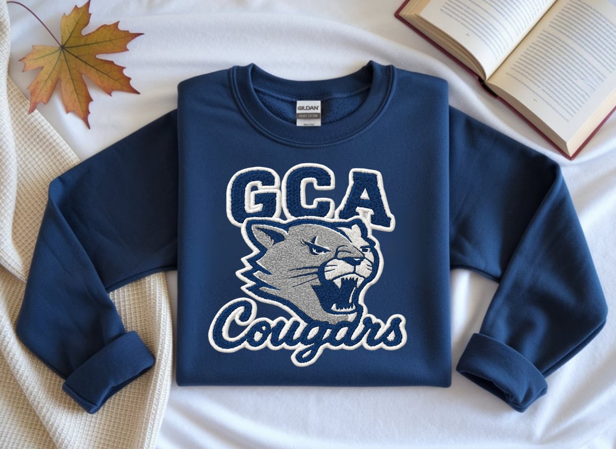 GCA Cougars Faux Yarn