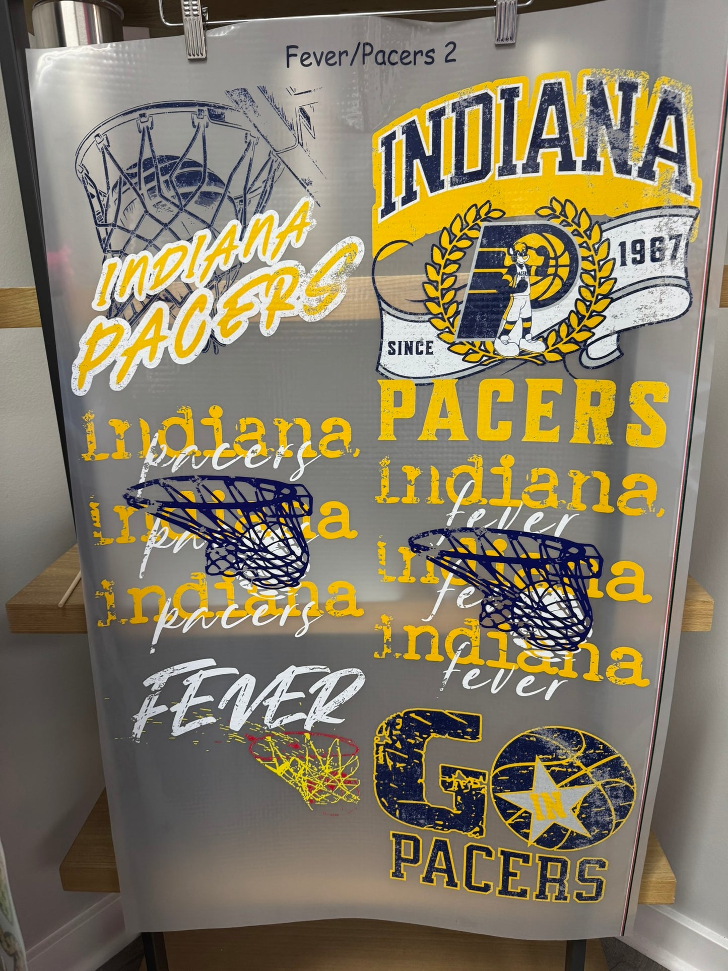 Local Basketball Teams #2 36" Gang Sheet