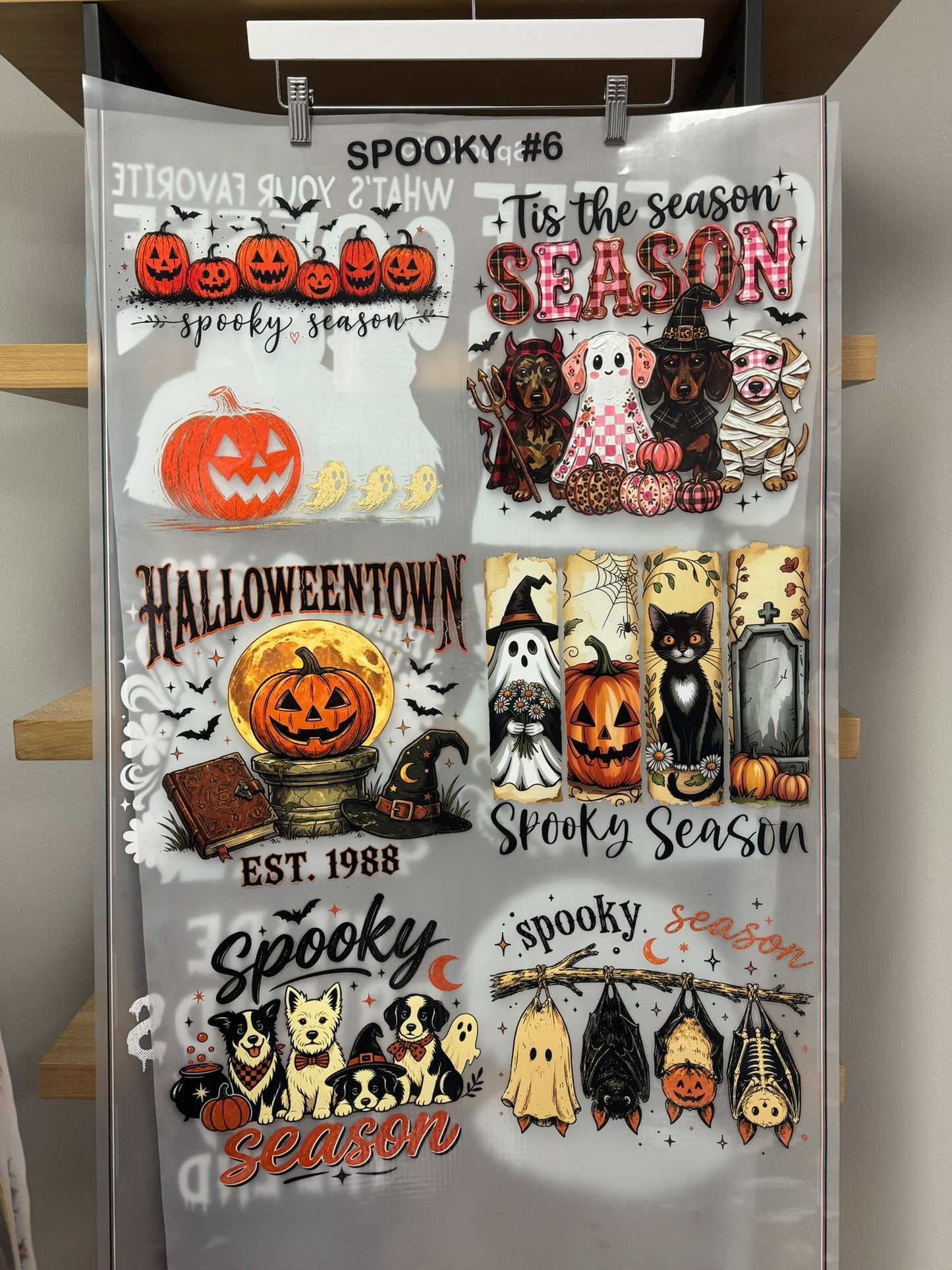 Spooky #6 36" Gang Sheet