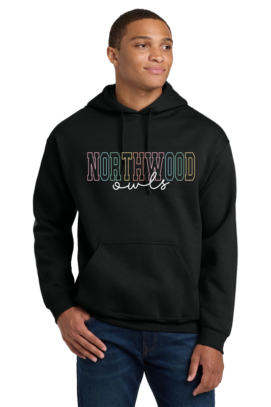 Northwood Owls Colorful Hoodie