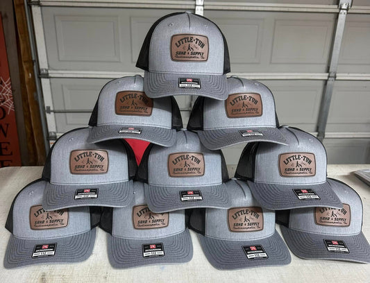 12 Leatherette Patch Hat Package