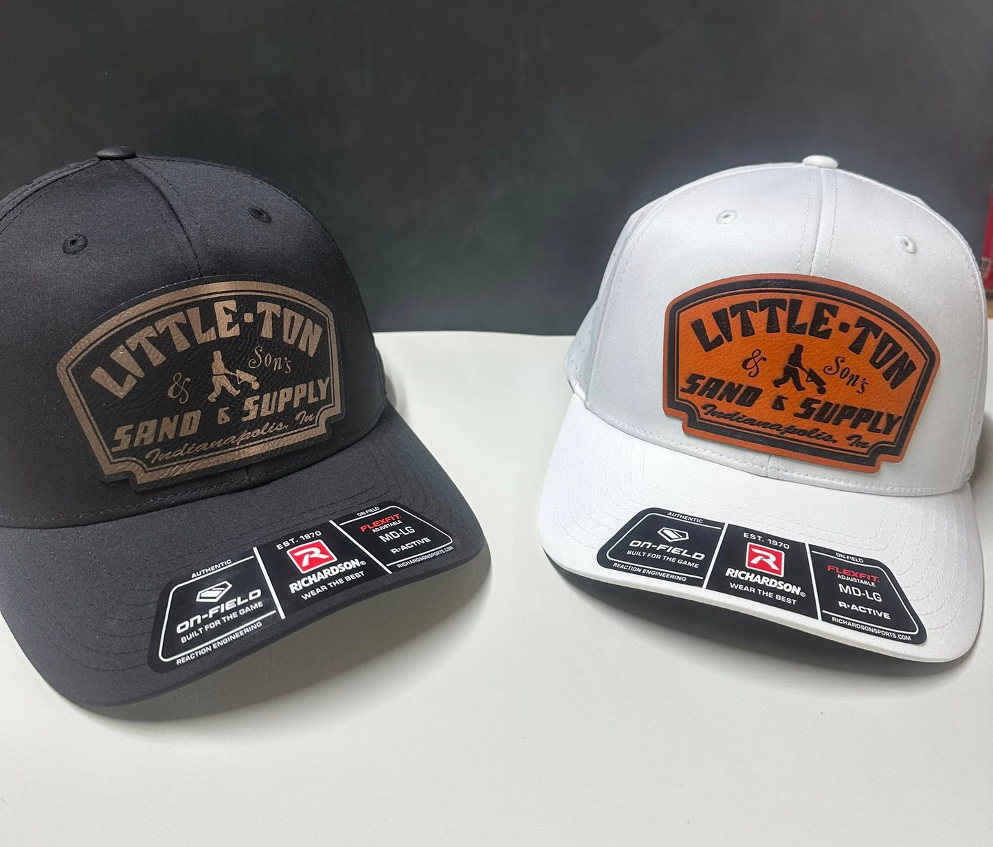 12 Leatherette Patch Hat Package