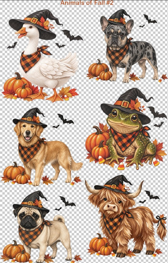 Animals of Fall #2 36"