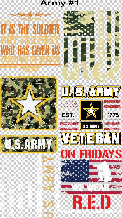 Army #1 36"