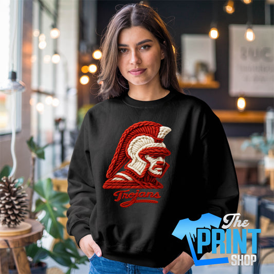 Center Grove Trojans Faux Yarn