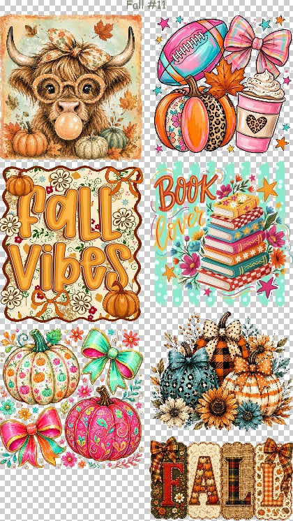 Fall #11 36" Gang Sheet
