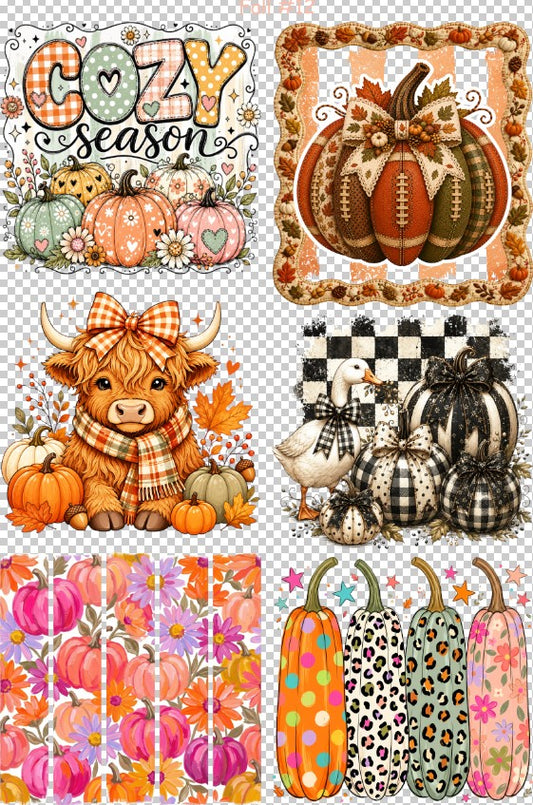 Fall #12 36" Gang Sheet