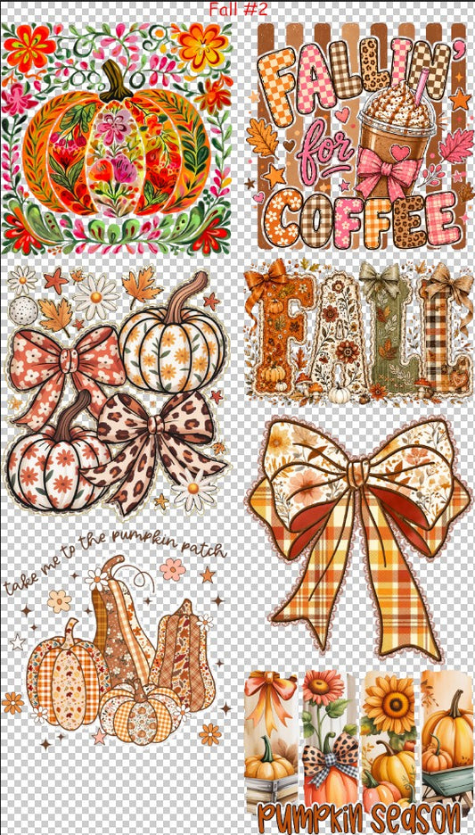 Fall #2 36" Gang Sheet