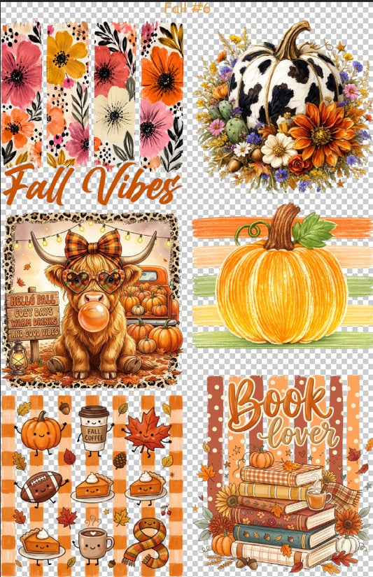 Fall #6 36" Gang Sheet
