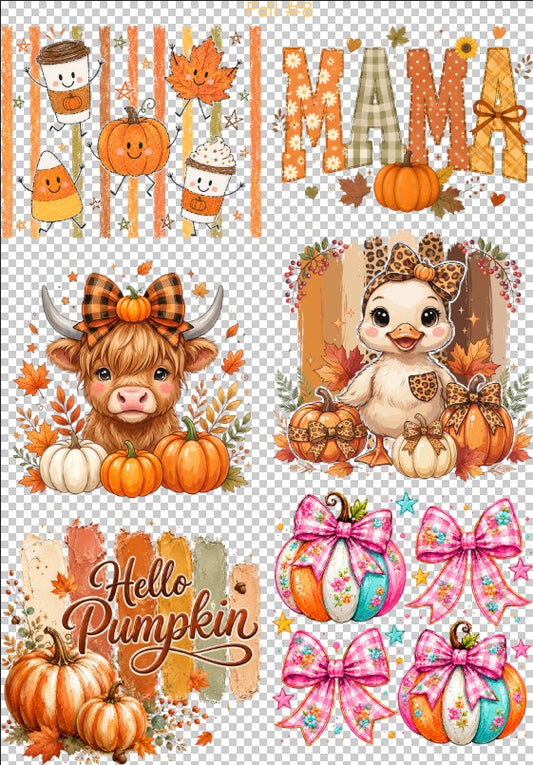 Fall #8 36" Gang Sheet