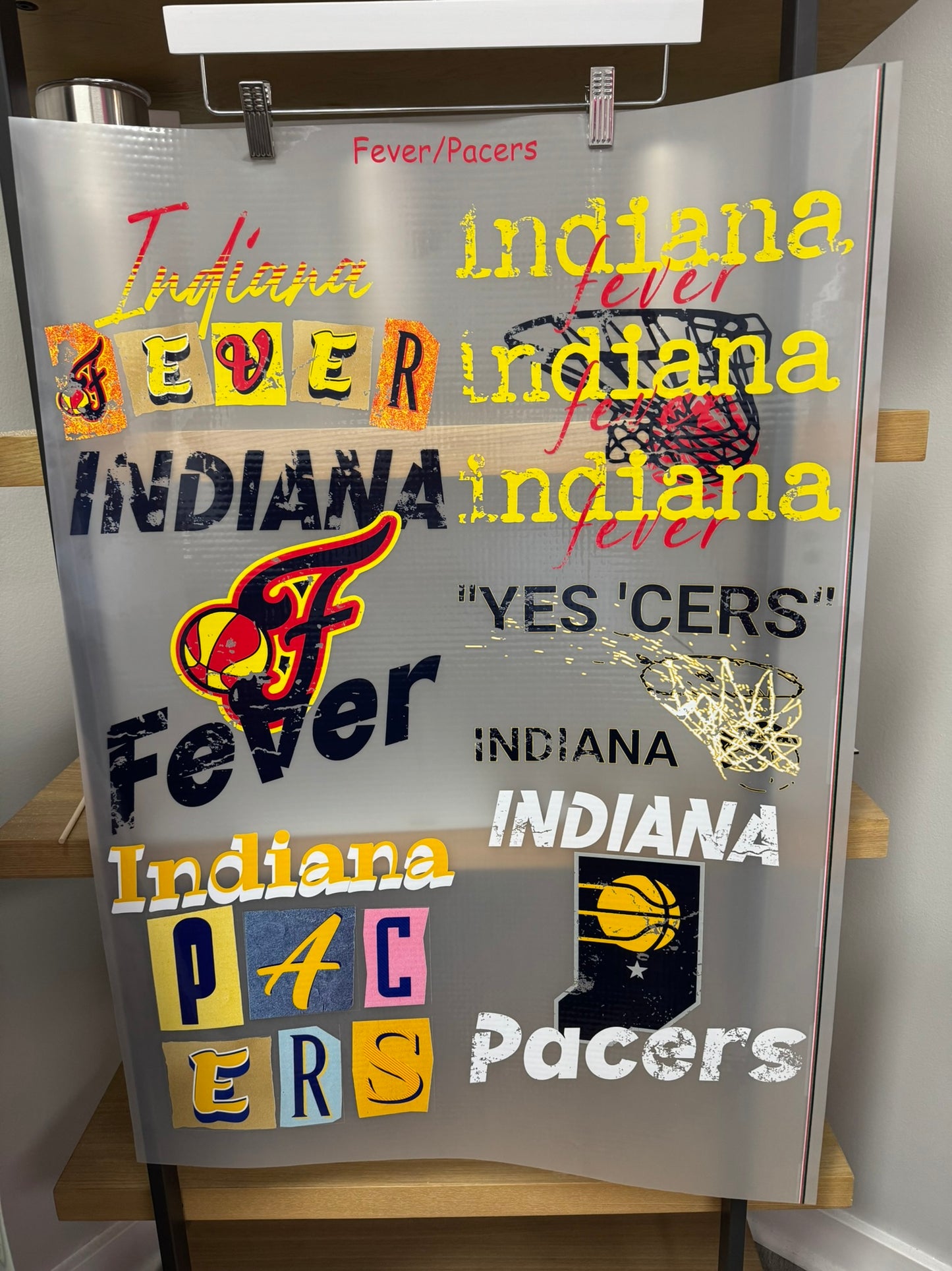 Local Basketball Teams #1 36" Gang Sheet
