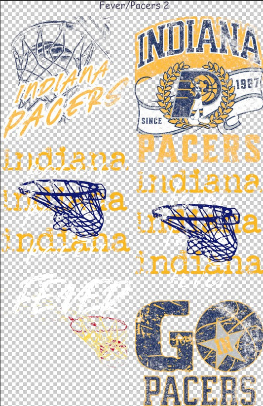 Local Basketball Teams #2 36" Gang Sheet