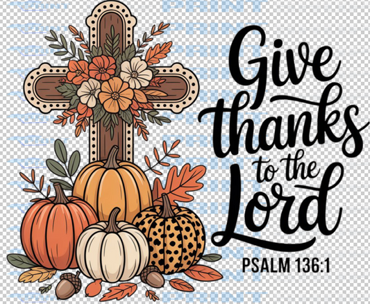 Give Thanks to the Lord