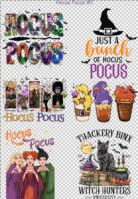 Hocus Pocus #1 36" Gang Sheet