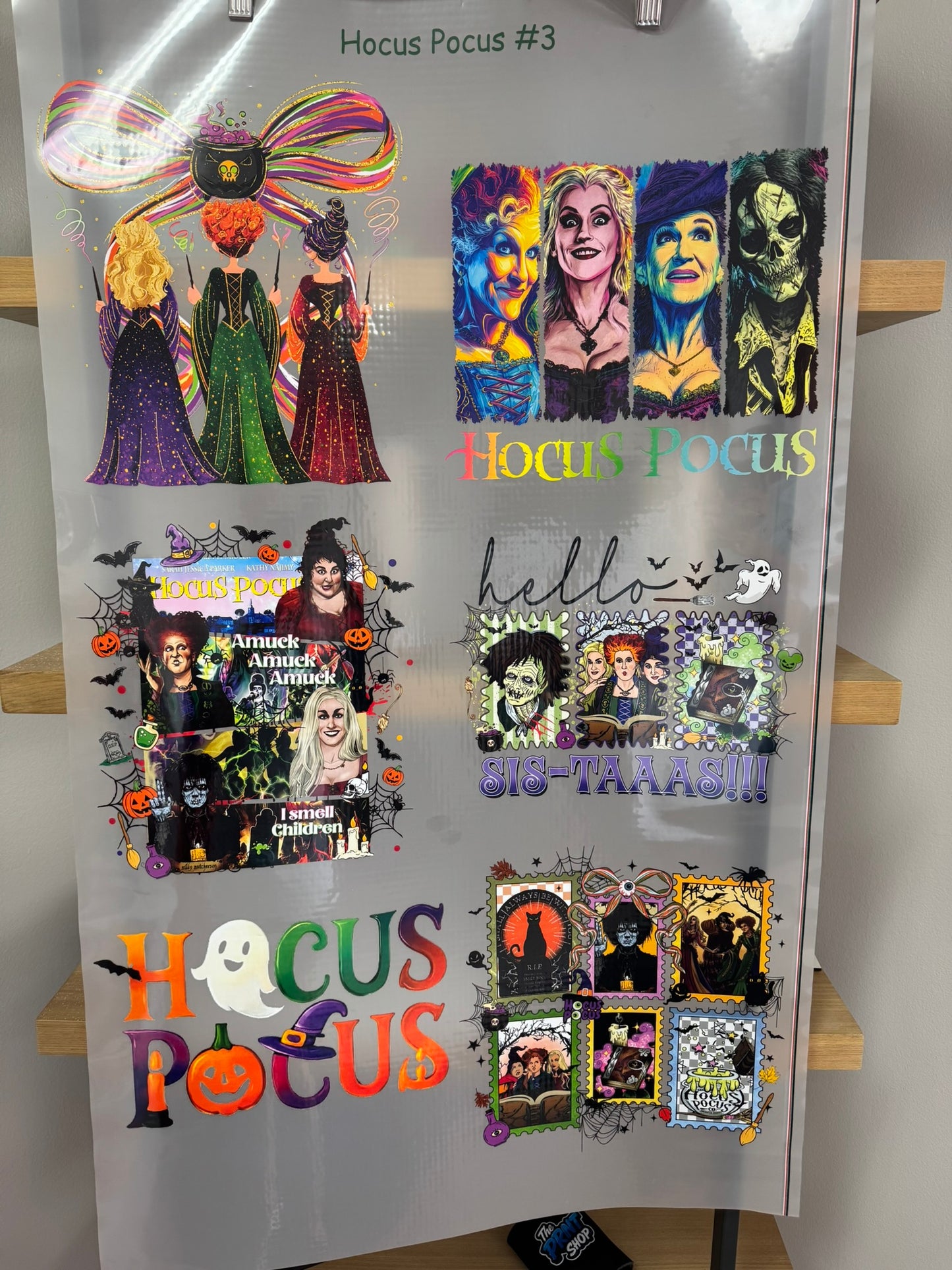 Hocus Pocus #3 36" Gang Sheet