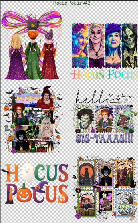 Hocus Pocus #3 36" Gang Sheet