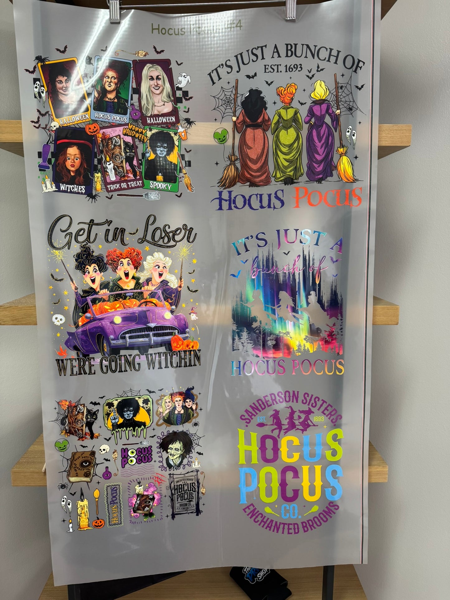 Hocus Pocus #4 36" Gang Sheet