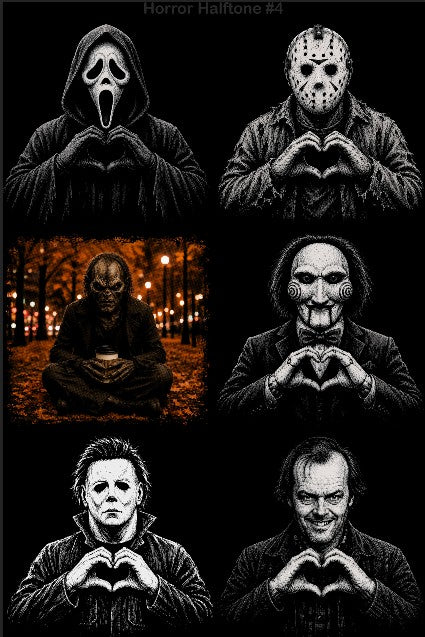 Horror Halftone #4 36"