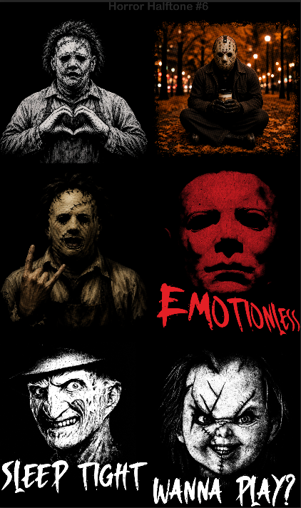 Horror Halftone #5 36"