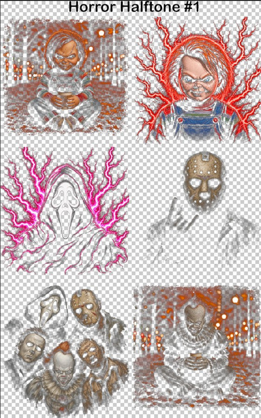 Horror Halftone #1 36"