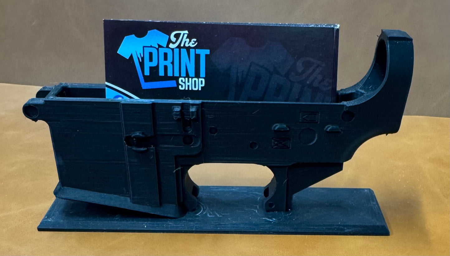 AR-15 Lower Business Card Holder