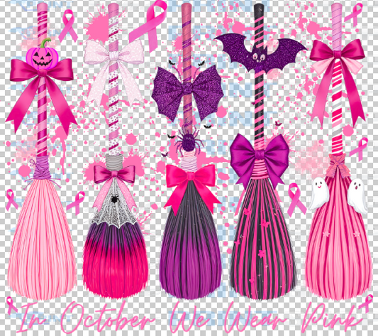 In October We Wear Pink Brooms