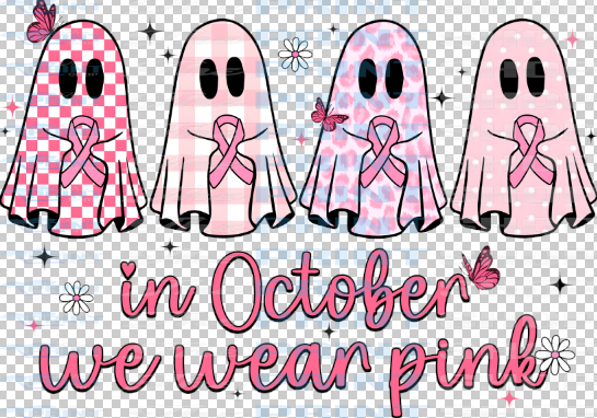 In October We Wear Pink Ghosts