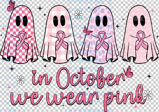 In October We Wear Pink Ghosts