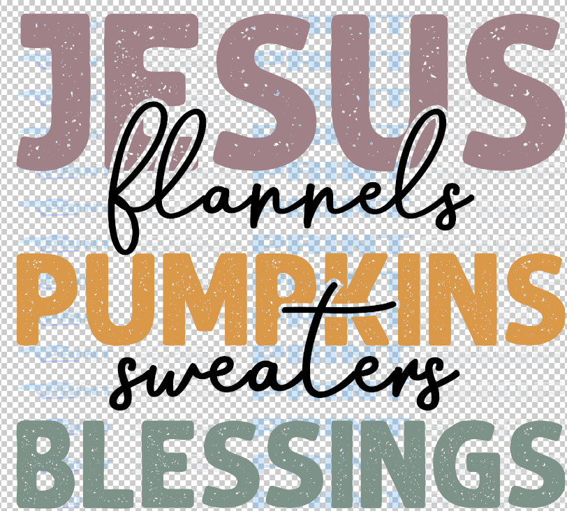 Jesus Flannels Pumpkins Sweaters