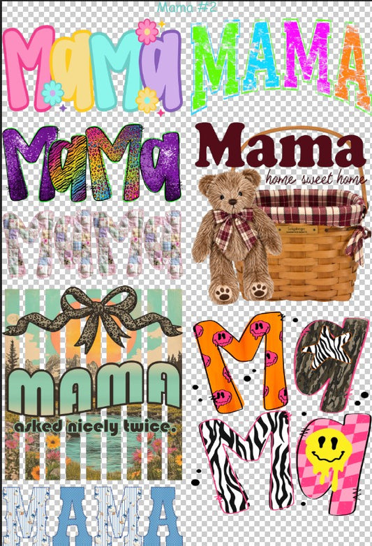Mama #2 36" Gang Sheet
