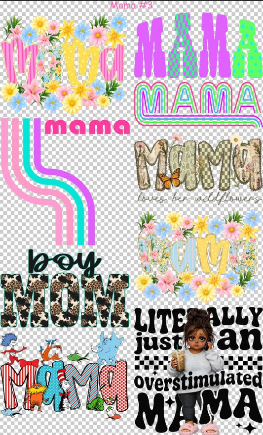 Mama #3 36" Gang Sheet