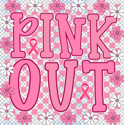 Pink Out Checkered