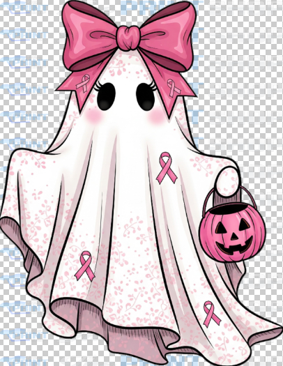 Ghost w/ Pink Bow
