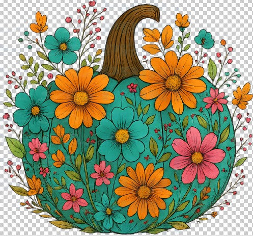 Floral Pumpkin Boho