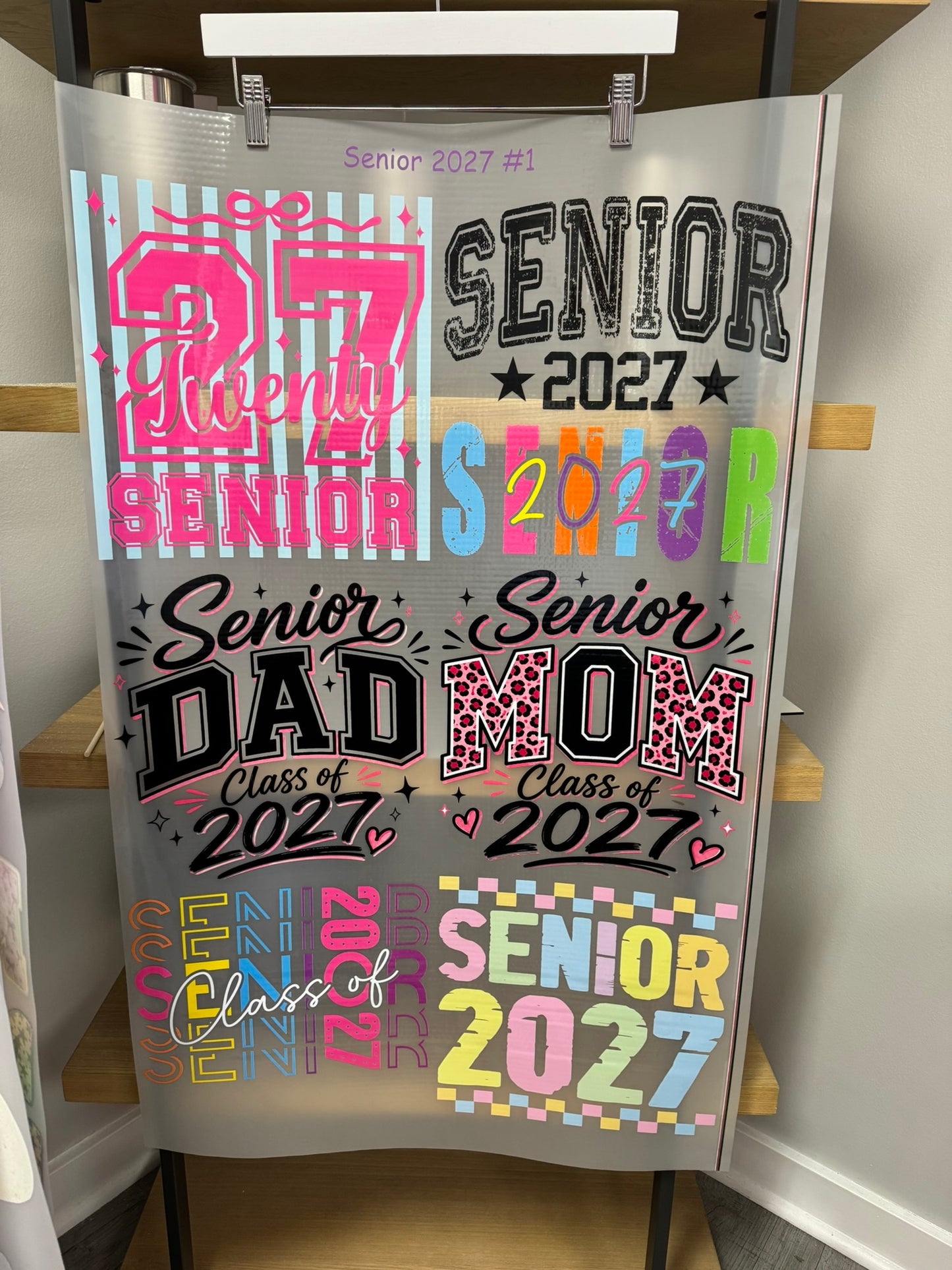 Senior 2027 #1 36" Gang Sheet