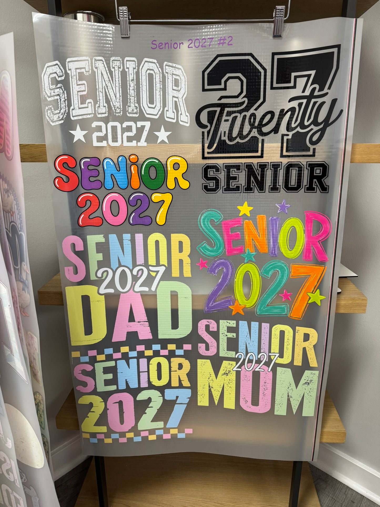 Senior 2027#2 36" Gang Sheet