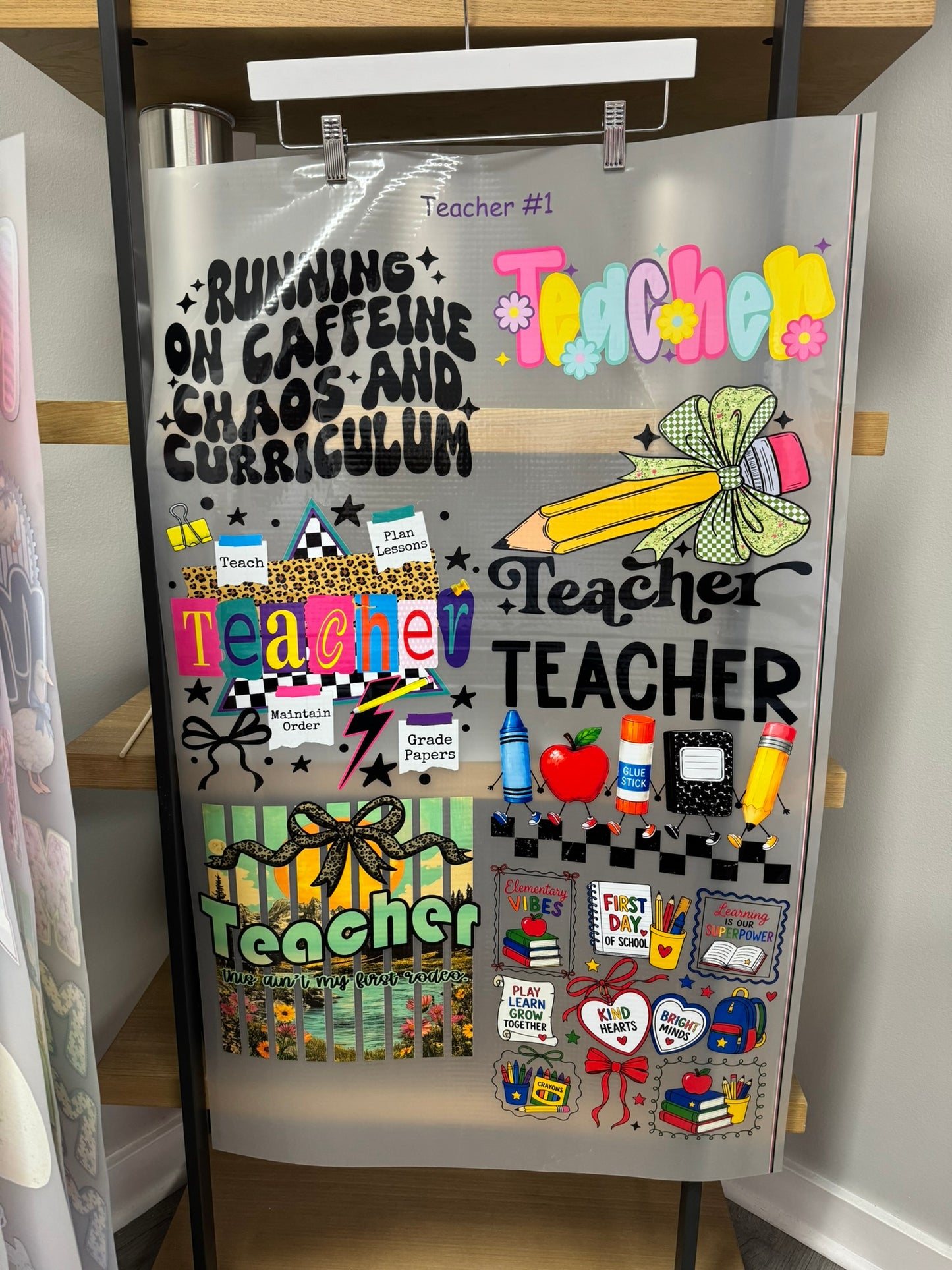 Teacher #1 36" Gang Sheet